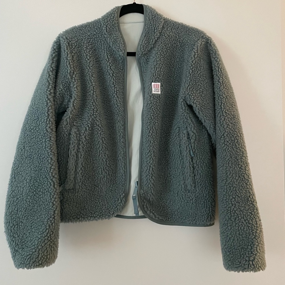 Topo Designs Gray Teddy Jacket